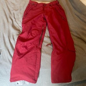 Marine snow pants (magenta.) size small, really good condition!